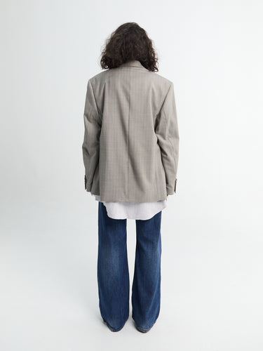 Acne Studios - Layered Suit Jacket in Warm Grey