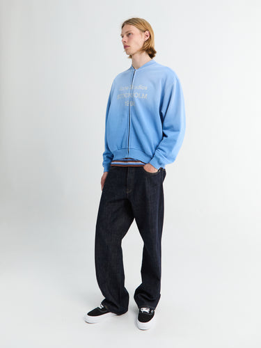 Acne Studios - Logo Zip Sweatshirt in Cornflower Blue