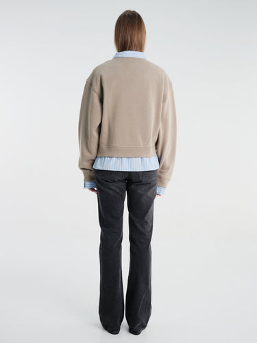 Acne Studios - Layered Sweatshirt in Beige and Blue