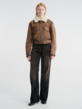 Acne Studios - Rw-Wn-Leat000023 in Camel Brown