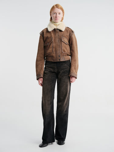 Acne Studios - Rw-Wn-Leat000023 in Camel Brown