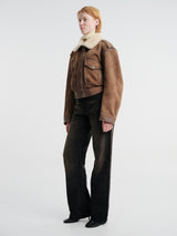 Acne Studios - Rw-Wn-Leat000023 in Camel Brown