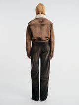 Acne Studios - Rw-Wn-Leat000023 in Camel Brown