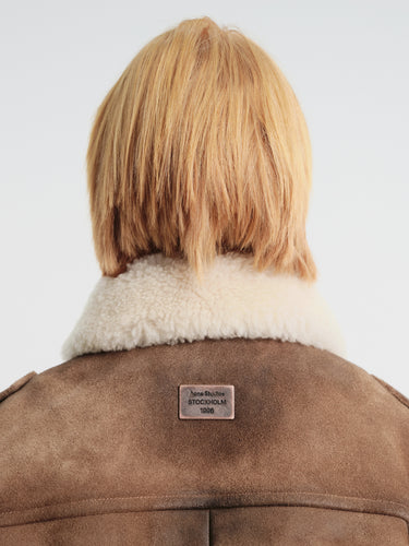 Acne Studios - Rw-Wn-Leat000023 in Camel Brown
