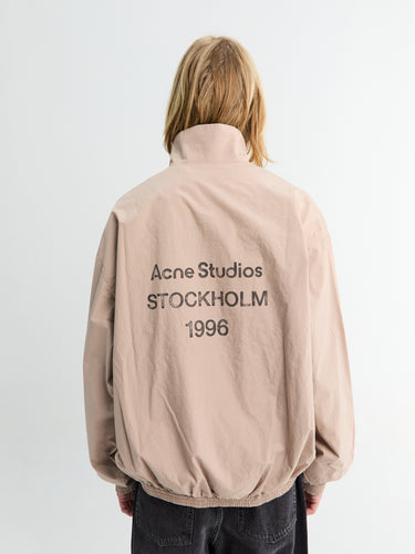 Acne Studios - Washed Logo Jacket in Mushroom Beige