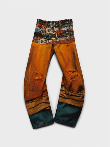 Acne Studios - 2006M Loose Fit Jeans in Rust Orange