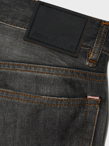 Acne Studios - 2021F Loose Fit Jeans in Black Trafalgar