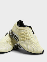 Adidas - Megaride S2 Sneakers in Off White, Core Black and Matte Silver