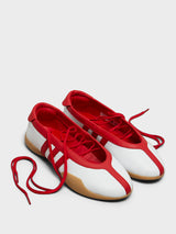 Adidas - Taekwondo Mei Ballet Shoes in Cloud White, Better Scarlet and Gum