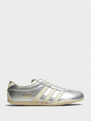 Adidas - W' Tokyo Sneakers in Silver Metallic, Cream White and Gold Metallic