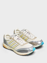 Adidas - Adizero Adios OG Sneakers in Alumina, Matte Silver and Iron Metal