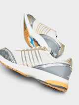 Adidas - Adizero Adios OG Sneakers in Alumina, Matte Silver and Iron Metal