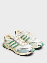 Adidas - Adizero Adios OG Sneakers in Cream White, Preloved Green and Dark Brown