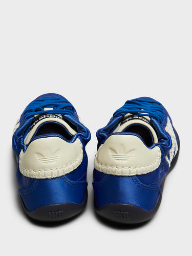 Adidas - Wales Bonner Karintha Lo Satin Sneakers in Supplier Colour, Cream White and Blue