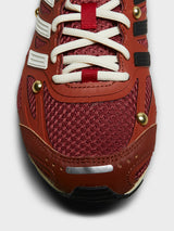 Adidas - Adizero PR SFTM Sneakers in Legacy Red, Cream White and Wild Sepia