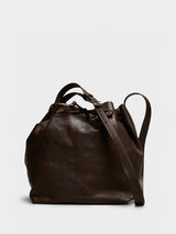 AF Agger - Leather Bucket Bag in Brown