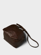 AF Agger - Leather Bucket Bag in Brown