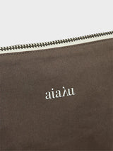 Aiayu - Pouch Mini Heavy Poplin in Earth