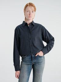 Aiayu - Penny Shirt Check in Evergreen