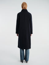 Aiayu - Noah Coat in Black Navy