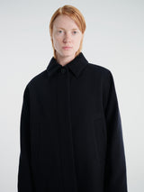 Aiayu - Noah Coat in Black Navy