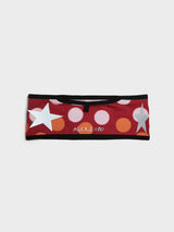 Alex Zono - Star Studded Belt in Red, Purple, Orange and Silver