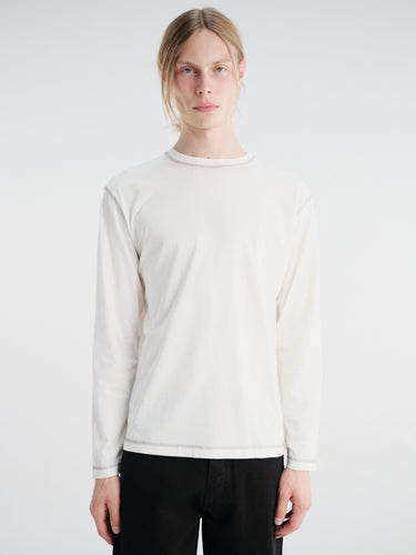 Another Aspect - Another T-Shirt 3.0 in White and Brown