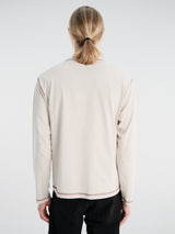 Another Aspect - Another T-Shirt 3.0 in Grey and Burnt Red