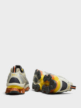 Asics - Gel-Quantum Kinetic Sneakers in Fossil/Pure Silver
