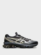 Asics - US6-S Gel-Kinetic Fluent Sneakers in Black and Vanilla