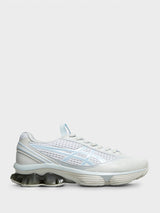 Asics - US6-S Gel-Kinetic Fluent Sneakers in Glacier Grey and Soft Sky