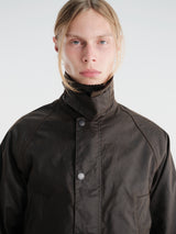 Barbour - OS Bedale Wax Jacket in Dark Brown