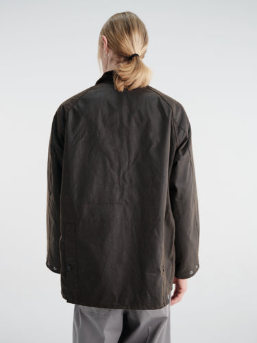 Barbour - OS Bedale Wax Jacket in Dark Brown