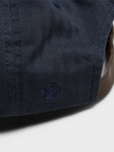 Beams Plus - 6 Panel Herringbone Cap in Navy