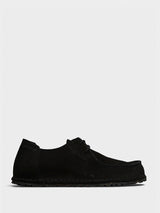 Birkenstock - Utti Lace Suede Leather Shoes in Black