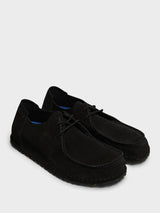 Birkenstock - Utti Lace Suede Leather Shoes in Black