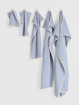 Tekla - Terry Towel in Coastal Blue Stripes