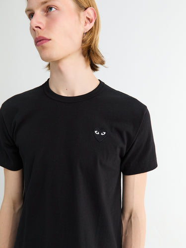 Comme des Garçons PLAY - Black Heart T-Shirt in Black