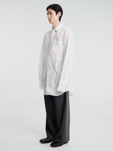 Comme des Garçons Homme Plus - Shirt in White