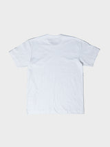 Comme des Garçons PLAY - T-SHIRT EMBLEM X METALSTONE IN White and Red
