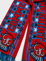 Comme des Garçons SHIRT - Mens Scarf in Red and Blue