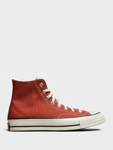 Converse - Chuck 70 High Top Canvas Sneakers in By The Campfire, Egret and Black