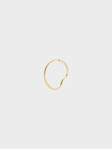 Maria Black - Copenhagen 25 Hoop Earring with Gold Plating