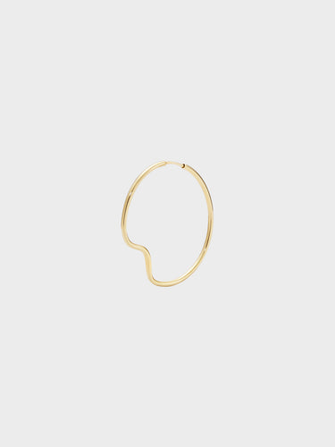 Maria Black - Copenhagen 35 Hoop Earring with Gold Plating