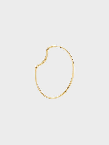 Maria Black - Copenhagen 50 Hoop Earring with Gold Plating