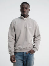 Dancer - Half Zip Sweatshirt Grey in Grey
