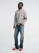 Dancer - Half Zip Sweatshirt Grey in Grey