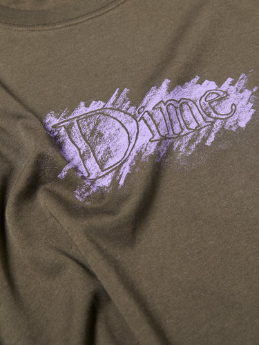 Dime - Classic Treehorn T-Shirt in Vintage Black