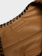 Dries Van Noten - Large Leather Tote Bag in Tan