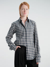 Dries Van Noten - Chloris Bis 4315 W.W.Shirt Pet in Petrol